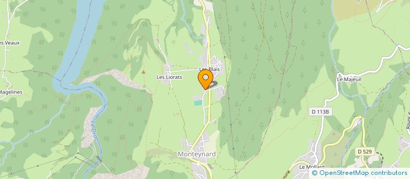 localisation de l'entreprise ALPHA HOME DEVELOPMENT  MONTEYNARD