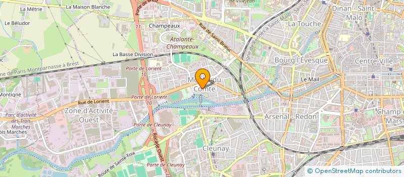 localisation de l'entreprise ALPHA ILEM  RENNES
