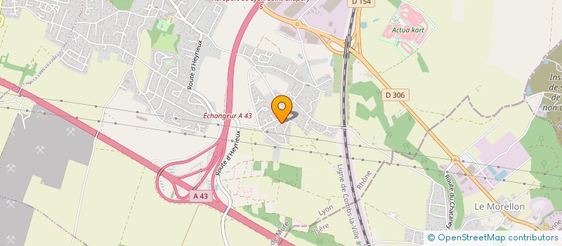 localisation de l'entreprise ALPHA IMMO  SAINT-LAURENT-DE-MURE