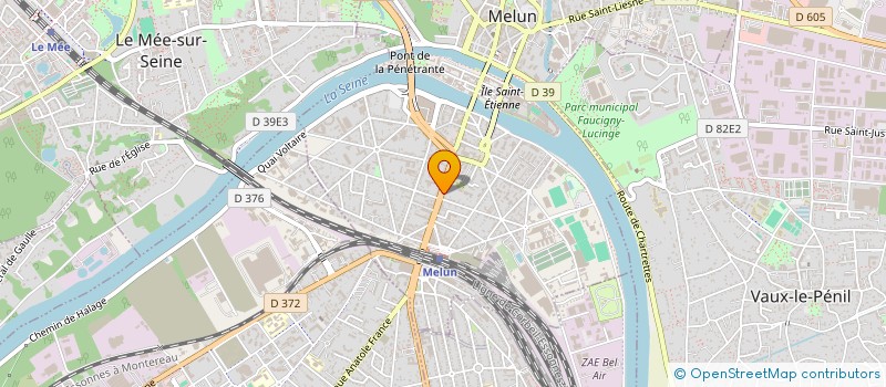 localisation de l'entreprise ALPHA IMMOBILIER à MELUN