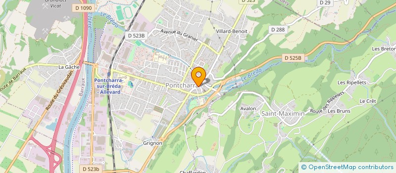 localisation de l'entreprise ALPHA IMMOBILIER  PONTCHARRA