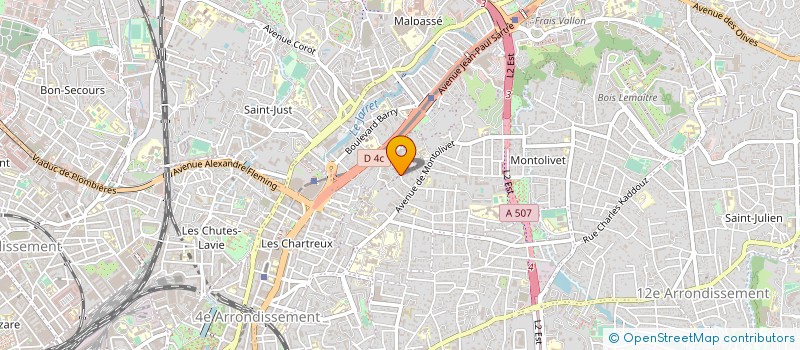 localisation de l'entreprise ALPHA INFORMATIQUE  MARSEILLE 13