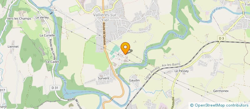 localisation de l'entreprise ALPHA INJECTION TECHNIC  VALLIERES-SUR-FIER