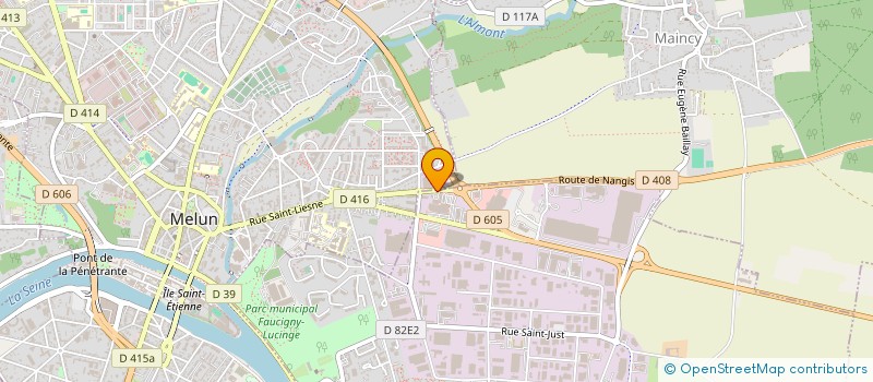 localisation de l'entreprise ALPHA INTERNATIONAL à VAUX-LE-PENIL