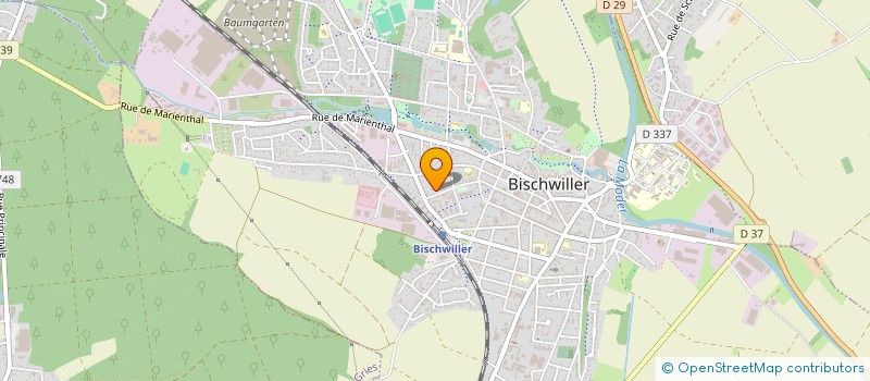 localisation de l'entreprise ALPHA INVEST  BISCHWILLER