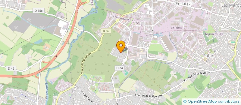 localisation de l'entreprise ALPHA INVEST HOLDING à PLAISANCE-DU-TOUCH