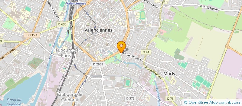 localisation de l'entreprise ALPHA INVESTISSEMENTS à VALENCIENNES