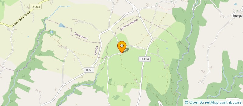 localisation de l'entreprise ALPHA J'YMMO  SAINT-GREGOIRE