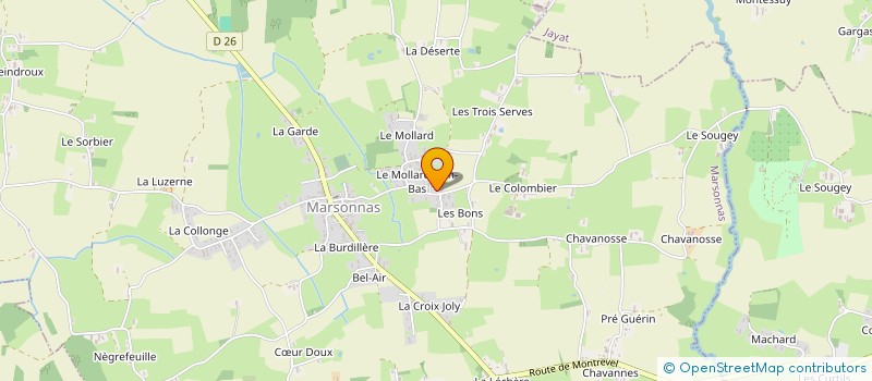 localisation de l'entreprise ALPHA KIRA...  MARSONNAS