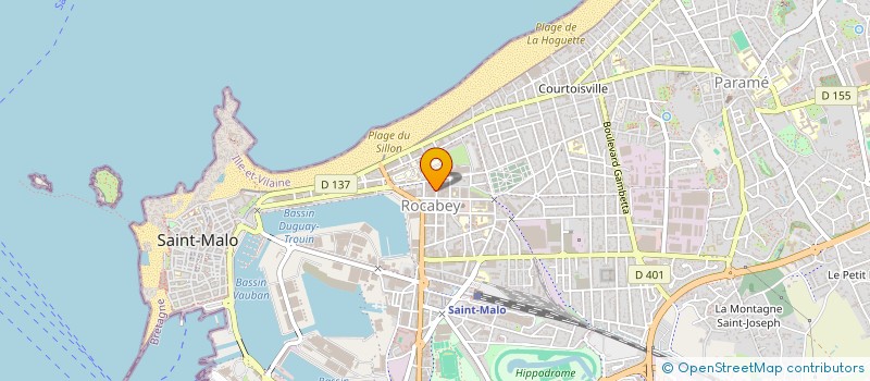 localisation de l'entreprise ALPHA LEGIS  SAINT-MALO