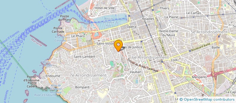 localisation de l'entreprise ALPHA LEONIS à MARSEILLE
