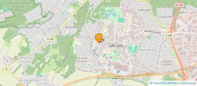 localisation de l'entreprise ALPHA LES ULIS à LES ULIS