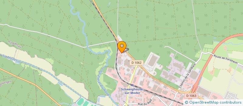 localisation de l'entreprise ALPHA LITERIE à SCHWEIGHOUSE-SUR-MODER