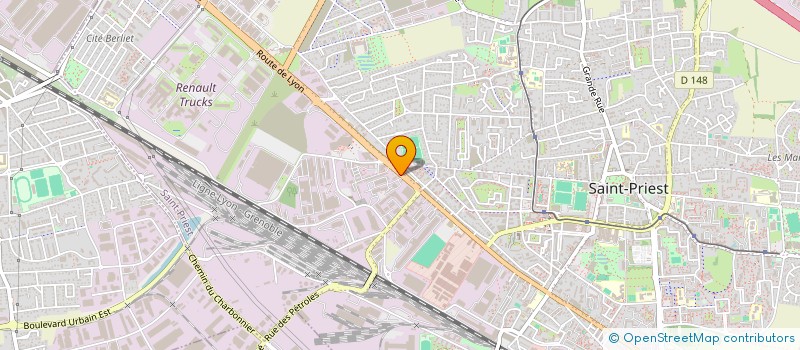 localisation de l'entreprise ALPHA LOC  SAINT-PRIEST