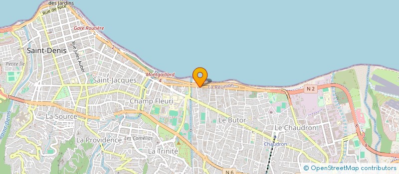 localisation de l'entreprise ALPHA-LOCATIONS à SAINT-DENIS