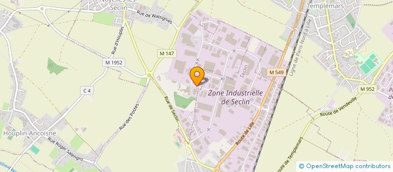 localisation de l'entreprise ALPHA LOGICIEL à NOYELLES-LES-SECLIN