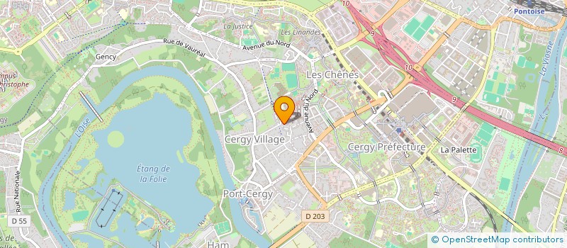 localisation de l'entreprise ALPHA LOGISTICS  CERGY