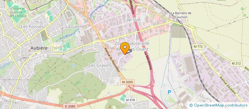 localisation de l'entreprise ALPHA LOGISTIK à AUBIERE