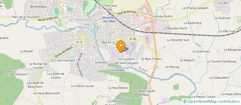 localisation de l'entreprise ALPHA MAILLE à MONTFORT-SUR-MEU