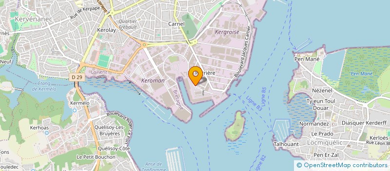 localisation de l'entreprise ALPHA MAINTENANCE SERVICE à LORIENT