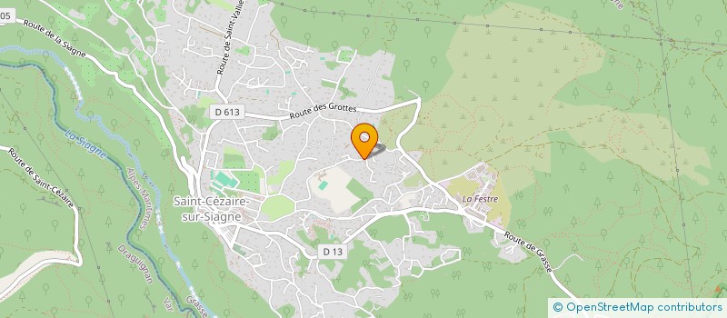 localisation de l'entreprise ALPHA MAP à SAINT-CEZAIRE-SUR-SIAGNE