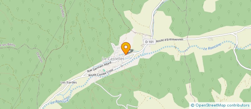 localisation de l'entreprise ALPHA-MAT  ORAISON