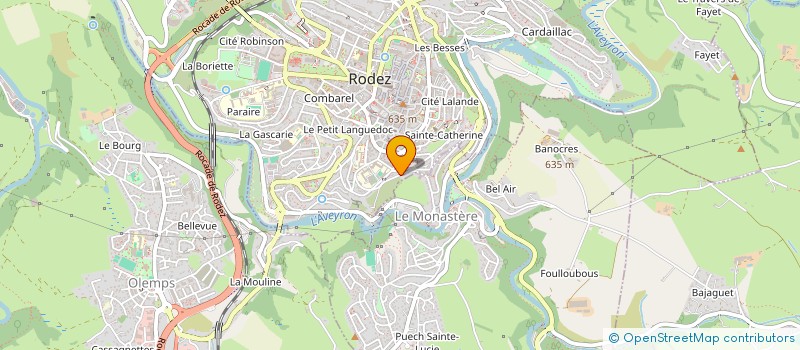 localisation de l'entreprise ALPHA MECA  RODEZ