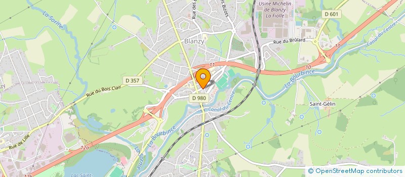 localisation de l'entreprise ALPHA MED  BLANZY