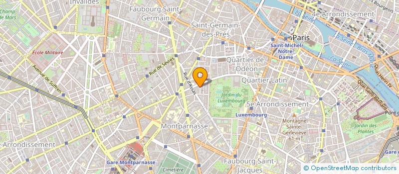 localisation de l'entreprise ALPHA MED BATIMENT  PARIS