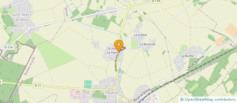 localisation de l'entreprise ALPHA MEDIA à BREVAL