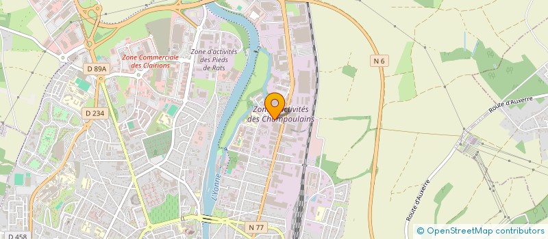 localisation de l'entreprise ALPHA MEDICAL à AUXERRE