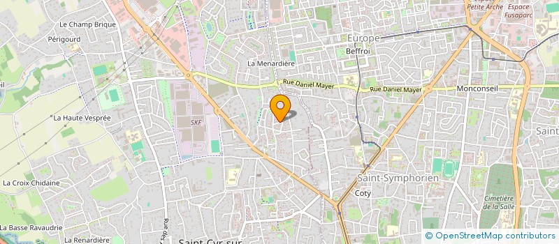 localisation de l'entreprise ALPHA MESURE  SAINT-CYR-SUR-LOIRE