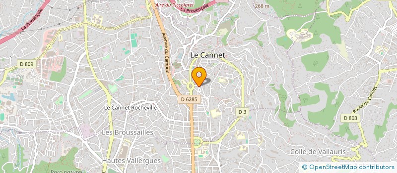 localisation de l'entreprise ALPHA METAL à LE CANNET