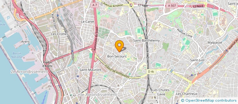 localisation de l'entreprise ALPHA MHIDIA HOLDINGS  MARSEILLE
