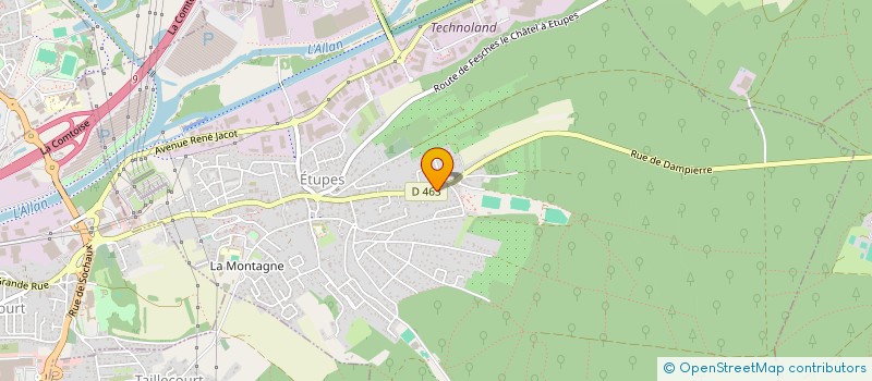 localisation de l'entreprise ALPHA MIKE CONSULTING  ETUPES