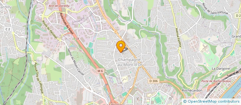 localisation de l'entreprise ALPHA MONTS D'OR  CHAMPAGNE-AU-MONT-D'OR