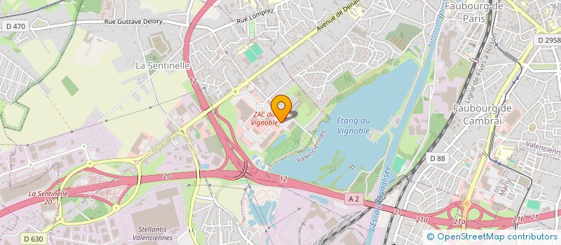 localisation de l'entreprise ALPHA MOTO  LA SENTINELLE