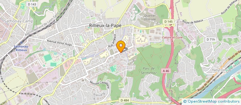 localisation de l'entreprise ALPHA MOTORS à RILLIEUX-LA-PAPE