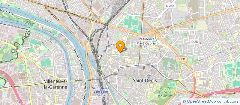 localisation de l'entreprise ALPHA NEGOCE à SAINT-DENIS