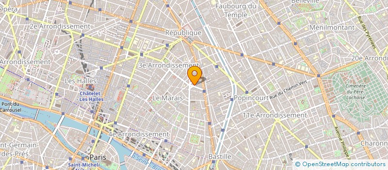 localisation de l'entreprise ALPHA NETTOYAGE à PARIS