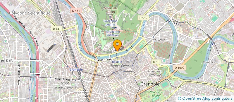 localisation de l'entreprise ALPHA NETTOYAGE CARRELAGE  GRENOBLE