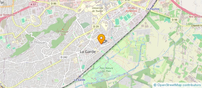 localisation de l'entreprise ALPHA NEXIA  LA GARDE