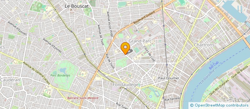 localisation de l'entreprise ALPHA OMEGA BORDEAUX AQUITAINE à BORDEAUX