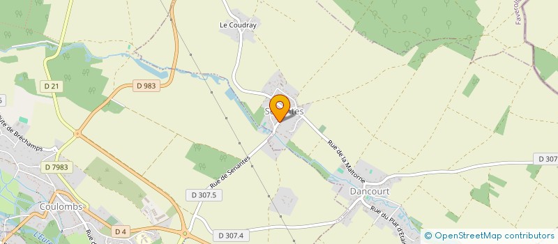 localisation de l'entreprise ALPHA OMEGA FLOW  SENANTES