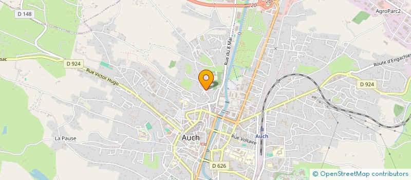 localisation de l'entreprise ALPHA OMEGA MED  AUCH