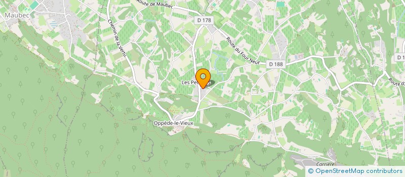 localisation de l'entreprise ALPHA OMEGA PATRIMOINE  OPPEDE