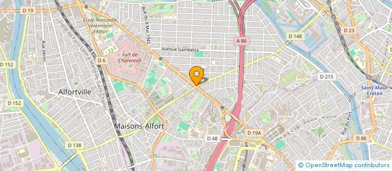 localisation de l'entreprise ALPHA P J à MAISONS-ALFORT