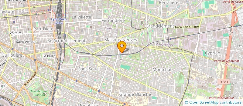 localisation de l'entreprise ALPHA PAIE  LYON