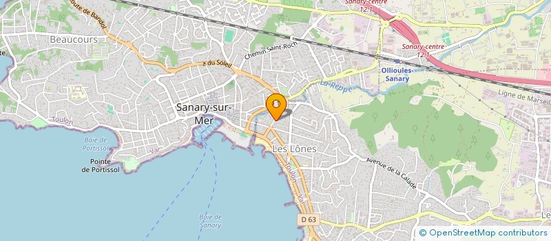 localisation de l'entreprise ALPHA PARTICIPATIONS à SIX-FOURS-LES-PLAGES