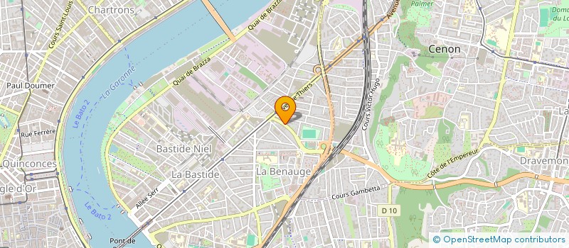 localisation de l'entreprise ALPHA PATRIMOINE  BORDEAUX